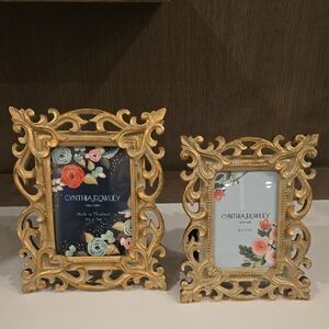 Cynthia Rowley Elegant Gold Picture Frames